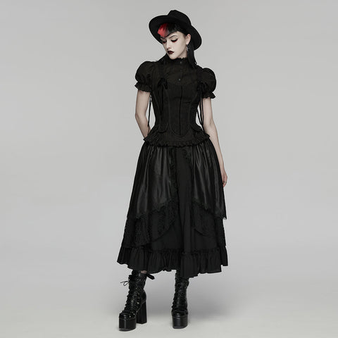 Forest Gothic Multi layered Skirt