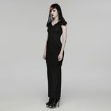 2-in-1 Elegant Gothic Nun Maxi Dress