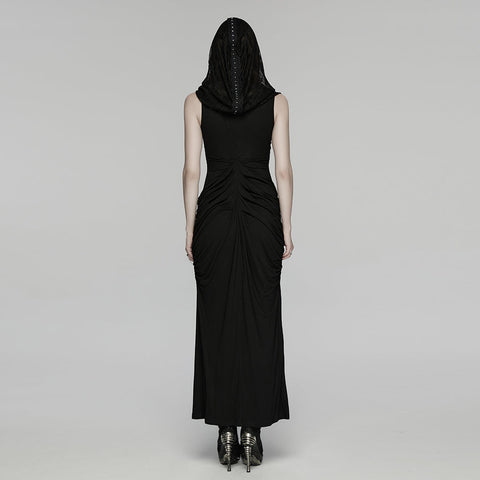 2-in-1 Elegant Gothic Nun Maxi Dress