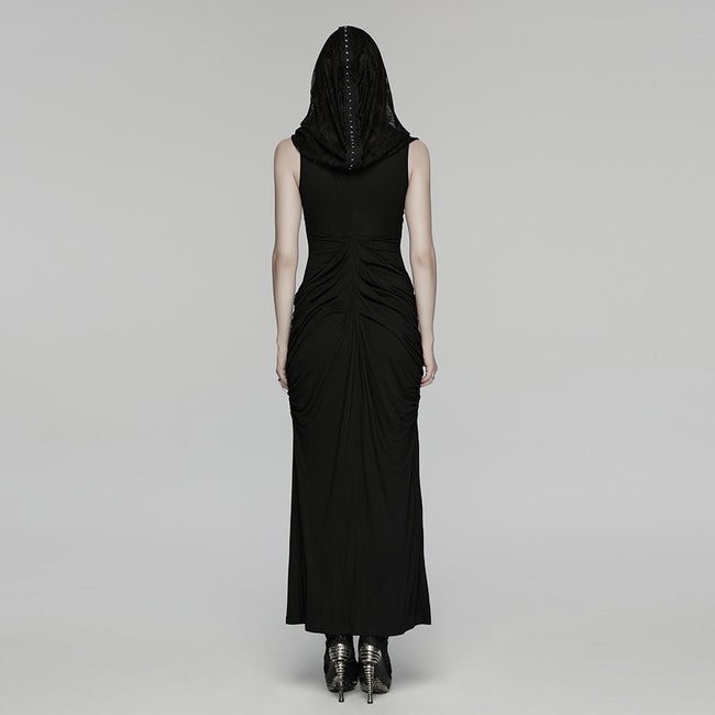 2-in-1 Elegant Gothic Nun Maxi Dress