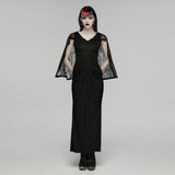 2-in-1 Elegant Gothic Nun Maxi Dress