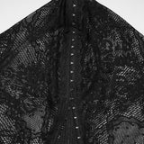 2-in-1 Elegant Gothic Nun Maxi Dress