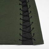 Cyberpunk asymmetrical bodycon skirt