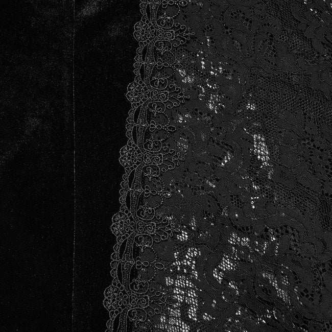 Goth Embroidered Skirt