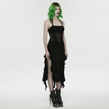 Punk halter neck dress
