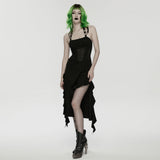 Punk halter neck dress