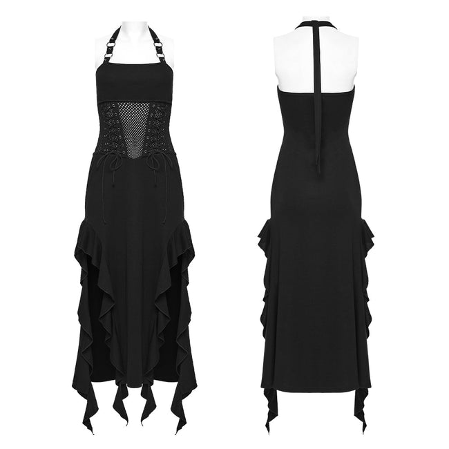 Punk halter neck dress