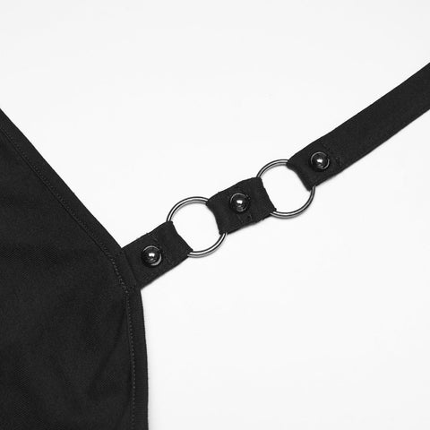 Punk halter neck dress