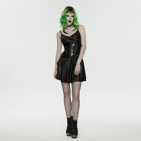 Punk A-line Slip Dress