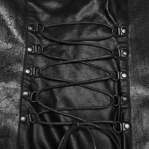 2026 Cyberpunk leather dress