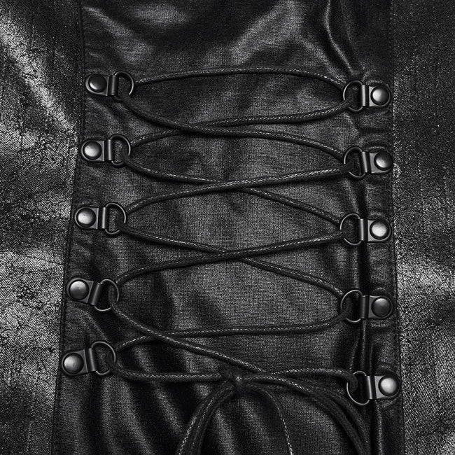 2026 Cyberpunk leather dress