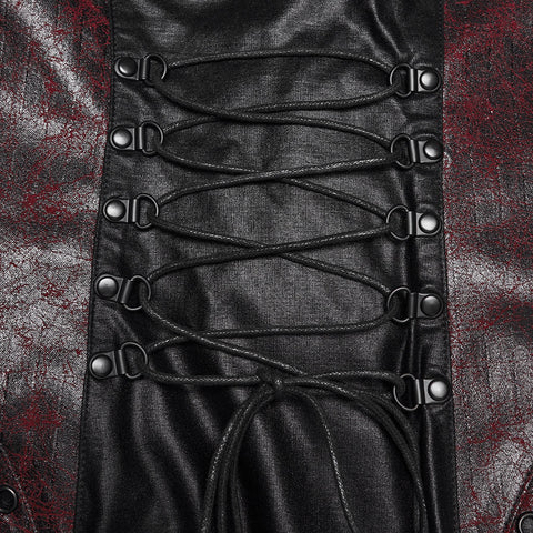 2026 Cyberpunk leather dress