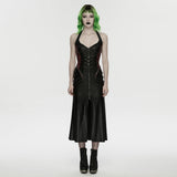 2026 Cyberpunk leather dress