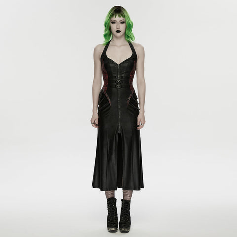2026 Cyberpunk leather dress