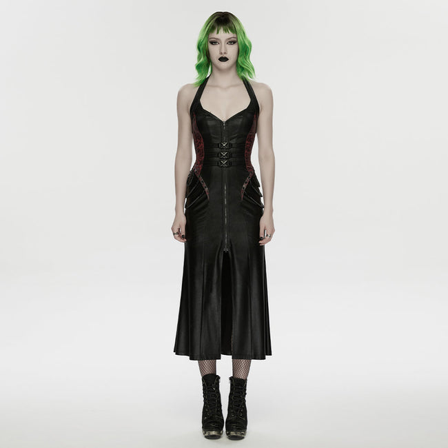2026 Cyberpunk leather dress