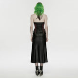 2026 Cyberpunk leather dress