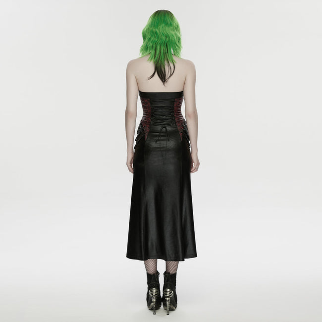 2026 Cyberpunk leather dress