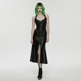 2026 Cyberpunk leather dress