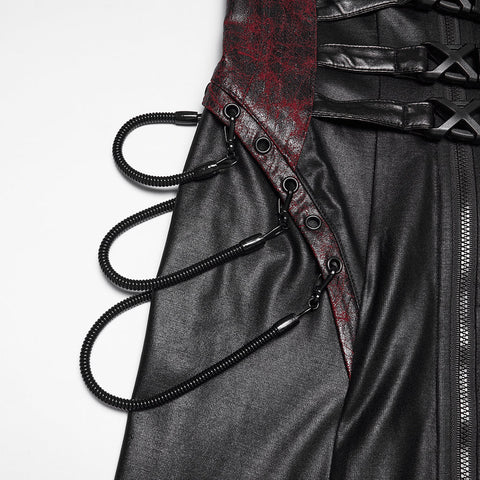 2026 Cyberpunk leather dress