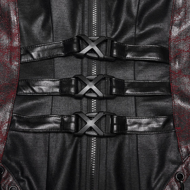 2026 Cyberpunk leather dress