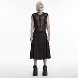 Men's Bright webbings Cyberpunk Skirt