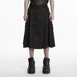 Men's Bright webbings Cyberpunk Skirt