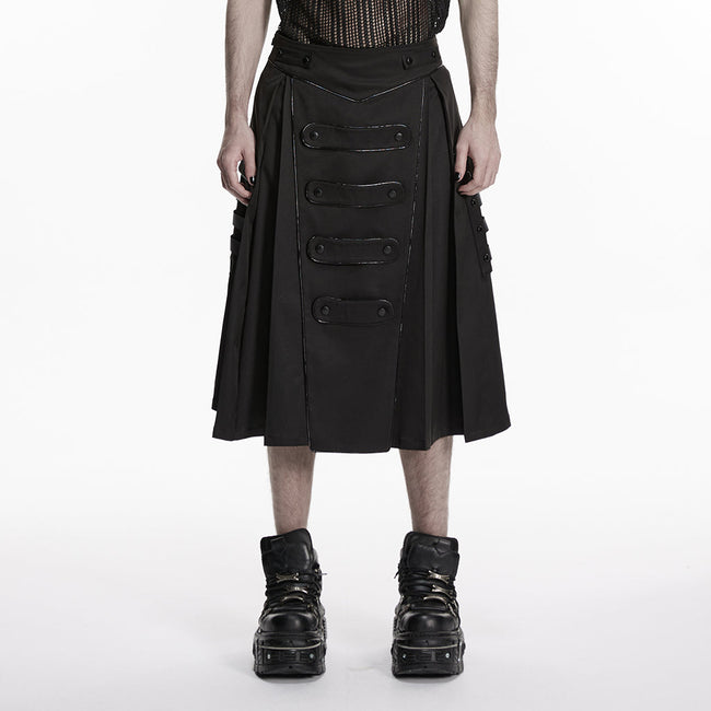 Men's Bright webbings Cyberpunk Skirt