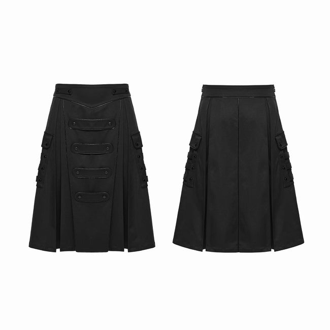 Men's Bright webbings Cyberpunk Skirt