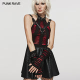 Goth cut gloves