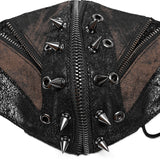Punk hardcore spike face mask