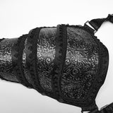 Goth man shoulder armor