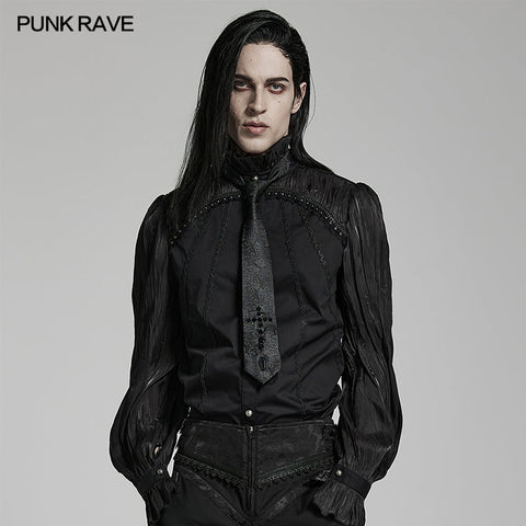 Goth cross tie