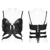 PUNK Sexy Hollow Waist Corset