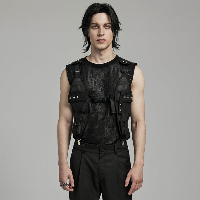 Punk Simple Men's Harness