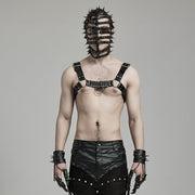 Punk PU Leather Harness