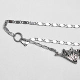 Punk Heart Shape Bat Chain Harness