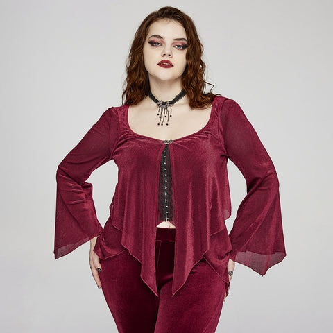 Punk Blood Butterfly Tassel Choker