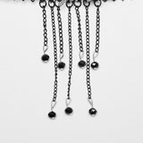 Punk Blood Butterfly Tassel Choker