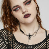 Punk Cross Necklace