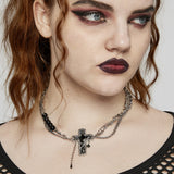 Punk Cross Necklace