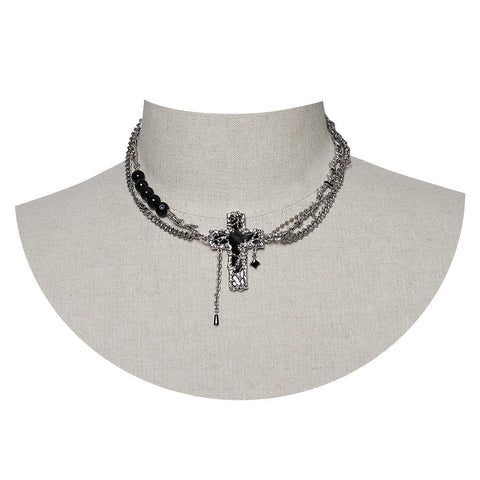 Punk Cross Necklace