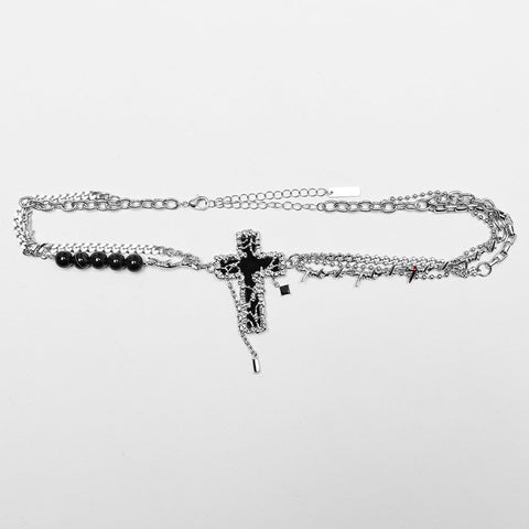 Punk Cross Necklace
