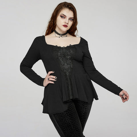 Punk Lace Obsidian Choker