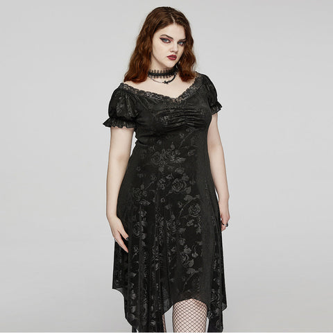 Punk Mesh Black Cat Choker