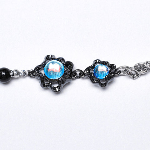 Goth's Secret Eye Gem Necklace