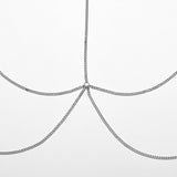 Goth Pointed Cross Chain Harness