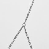 Goth Pointed Cross Chain Harness