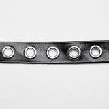 Goth Black Leather Choker