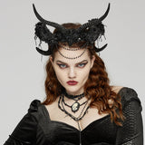 Goth Demon Horn Headwear