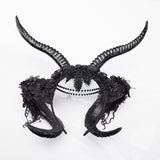 Goth Demon Horn Headwear